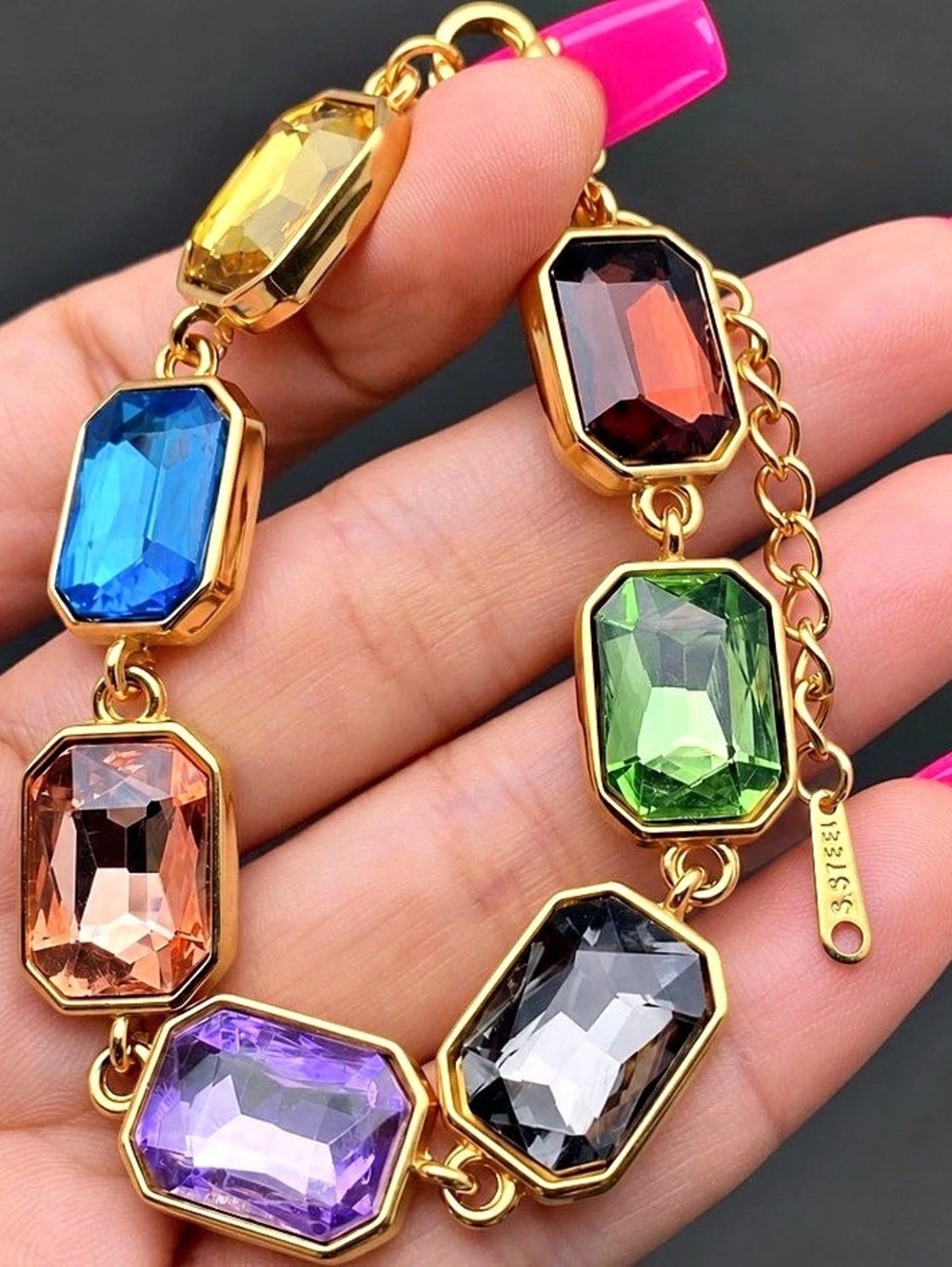 Multicolor Statement Bracelet